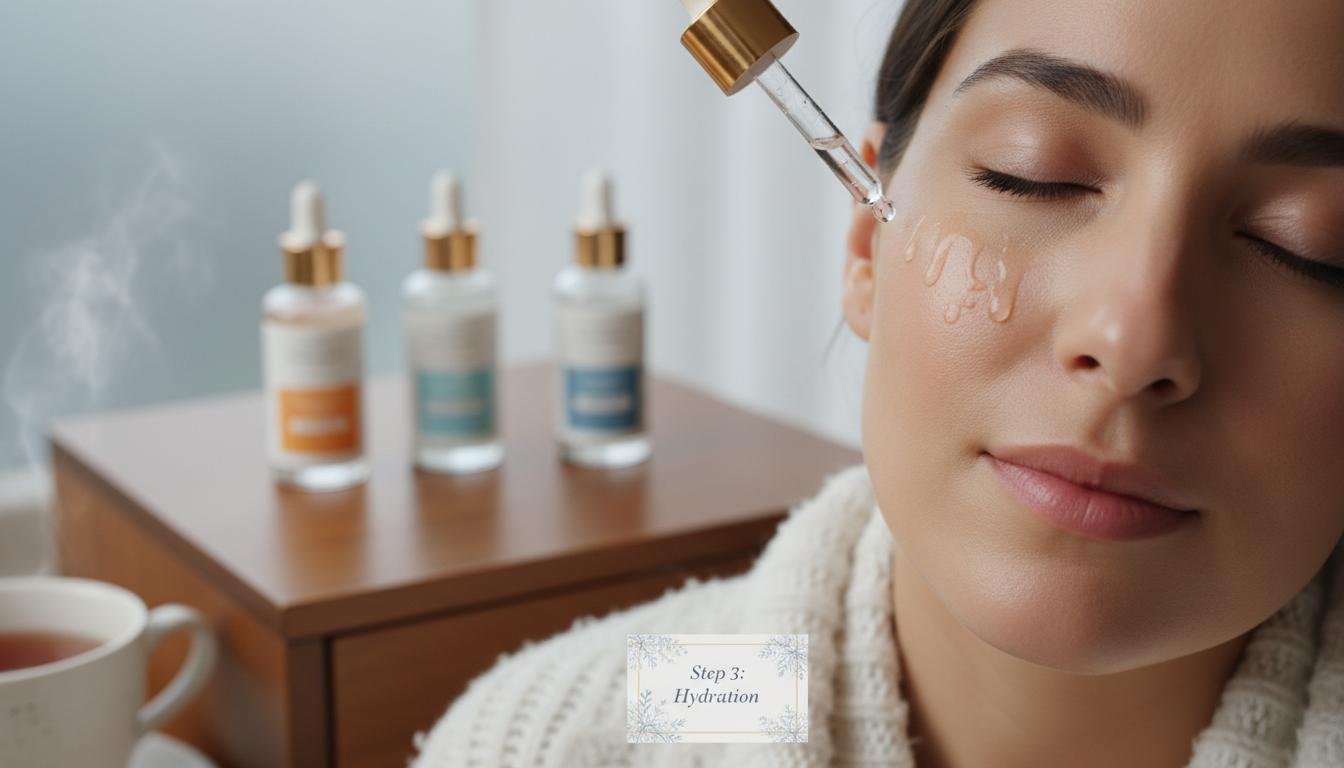 Discover our 5-step winter skin care routine for irresistibly velvety, glowing skin. Step 3: hydration with targeted serums Discover our 5-step winter skin care routine for irresistibly velvety, glowing skin. Step 3: hydration with targeted serums фото